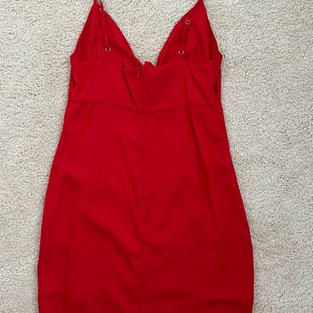 Mini Red Dress - Picture 2 of 3